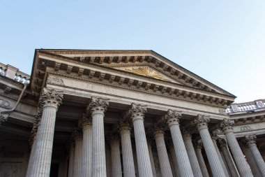 St. Peterburg, Rusya - Mayıs 05, 2018: Masonik sembol St. Petersburg 'daki Kazan Katedrali' nin her şeyi gören gözü..