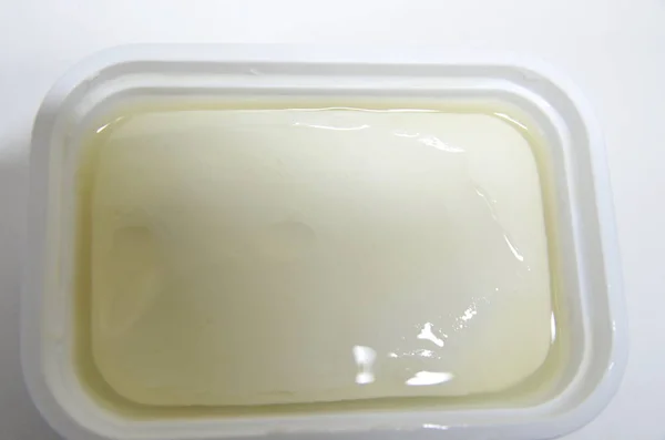 Dietary Favorite Food White Background Soft Feta Cheese Ingredient Preparation — 스톡 사진