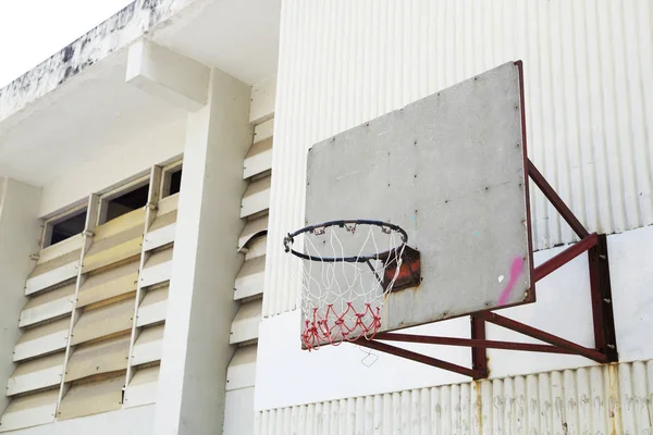 Basketbol Çember Duvar — Stok fotoğraf