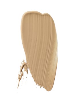 Arka plan üzerinde temel boya yapmak soyut şekli