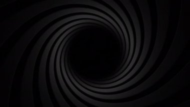 4K çözünürlüklü sarmalın soyut hareket grafik tasarımı.