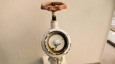 Gemideki bir vananın makro görüntüsü.