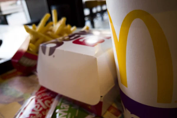 mc Donals menüsü sağlıksız ayrıntı çekimleri