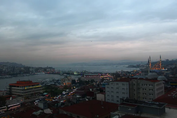 Istanbul Halic Shot Top View — Stock fotografie