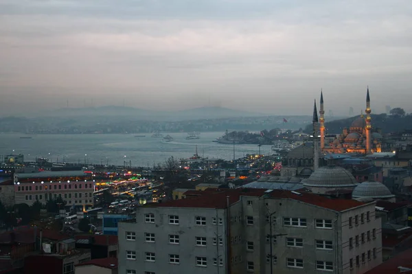 Istanbul Halic Shot Top View — стоковое фото
