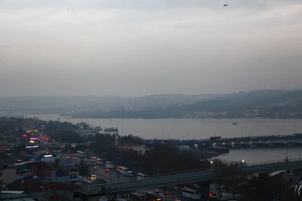 Istanbul Halic Shot Top View — стоковое фото