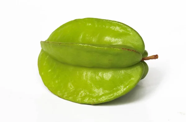 Fruto Estrella Aislado Sobre Fondo Blanco Averrhoa Carambola Manzana Estrella — Foto de Stock