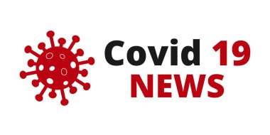 Covid 19 Haber Afişi. Roman Coronavirusn Covid 19 NCoV - Vektör
