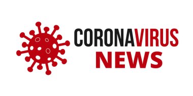 Covid 19 Haber Afişi. Roman Coronavirus Covid 19 NCoV - Vektör