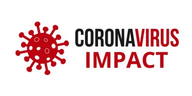 Coronavirus Etkisi. Roman Coronavirus Covid 19 NCoV - Vektör