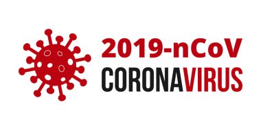 2019 nCoV Coronavirus. Roman Coronavirus Covid 19 NCoV - Vektör