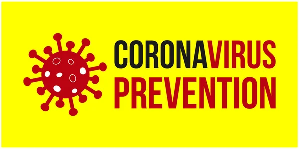 Prevención Del Coronavirus Nuevo Coronavirus Covid Ncov Vector — Vector de stock