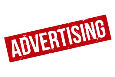 Plastik damga reklamı. Reklam Kauçuk Grunge Mühür Mührü