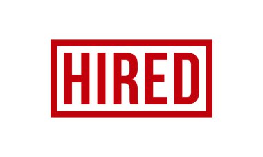 Kiralık Lastik Damga. Kırmızı Kiralık Kauçuk Grunge Mühür Vektör İllüstrasyonu