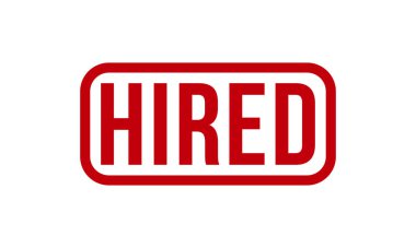 Kiralık Lastik Damga. Kırmızı Kiralık Kauçuk Grunge Mühür Vektör İllüstrasyonu