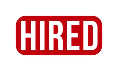 Kiralık Lastik Damga. Kırmızı Kiralık Kauçuk Grunge Mühür Vektör İllüstrasyonu