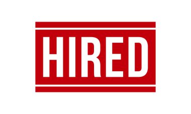 Kiralık Lastik Damga. Kırmızı Kiralık Kauçuk Grunge Mühür Vektör İllüstrasyonu