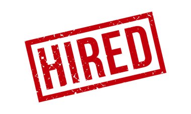 Kiralık Lastik Damga. Kırmızı Kiralık Kauçuk Grunge Mühür Vektör İllüstrasyonu