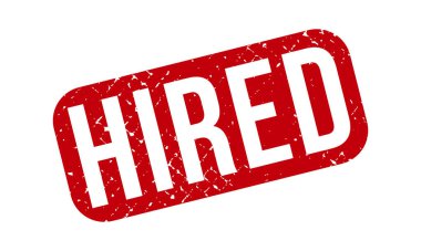 Kiralık Lastik Damga. Kırmızı Kiralık Kauçuk Grunge Mühür Vektör İllüstrasyonu