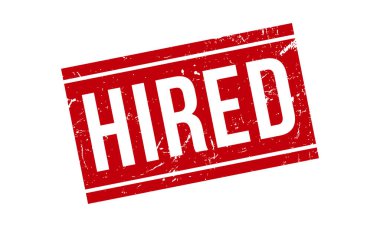 Kiralık Lastik Damga. Kırmızı Kiralık Kauçuk Grunge Mühür Vektör İllüstrasyonu