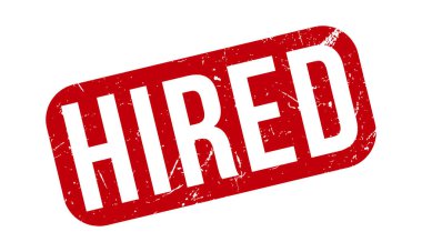 Kiralık Lastik Damga. Kırmızı Kiralık Kauçuk Grunge Mühür Vektör İllüstrasyonu