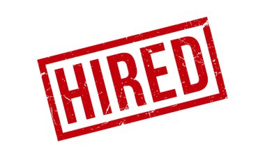 Kiralık Lastik Damga. Kırmızı Kiralık Kauçuk Grunge Mühür Vektör İllüstrasyonu