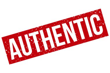 Beyaz Arkaplanda Otantik Grunge Lastik Damgası