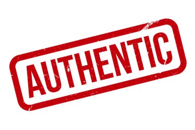 Otantik Rubber Grunge Mühür Vektör İllüstrasyonu