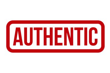 Otantik Kauçuk Damgası. Otantik Lastik Mühür Mühürleme Vektör İlülasyonu - Vektör