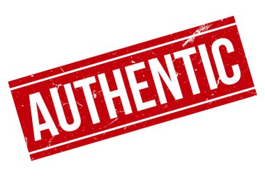 Otantik Kauçuk Damgası. Otantik Rubber Grunge Mühür Vektör İllüstrasyonu - Vektör