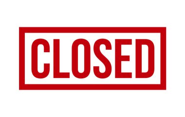 Kapalı Lastik Damga, Vektör İllüstrasyonu