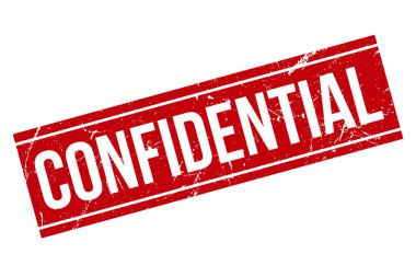 Beyaz Arkaplanda Gizli Grunge Lastik Damgası, Vektör İllüstrasyonu