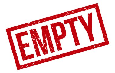 Kırmızı Grunge Boş Lastik Damgası Beyaz Arkaplanda İzole Edildi