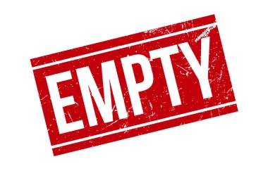 Boş Kauçuk Grunge Mühür Vektör İllüstrasyonu