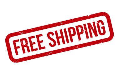 Bedava Nakliye Kauçuk Grunge Mühür Vektör İllüstrasyonu