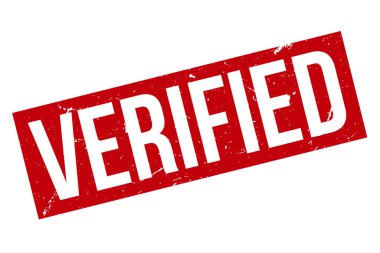 Doğrulanmış Grunge Lastik Damgası - Vektör