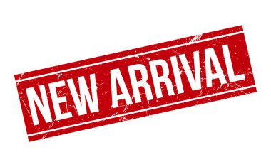 Yeni Geliş Kauçuk Damgası. Kırmızı Yeni Gelen Lastik Grunge Mühür Vektör Resimleri - Vektör