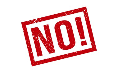 Lastik damga yok. Grunge Mühür Mühür Vektörü İllüstrasyonu Yok - Vektör