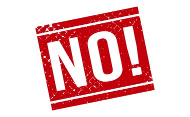 Lastik damga yok. Grunge Mühür Mühür Vektörü İllüstrasyonu Yok - Vektör