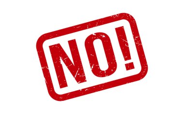 Lastik damga yok. Grunge Mühür Mühür Vektörü İllüstrasyonu Yok - Vektör