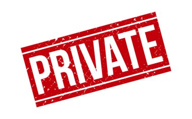 Özel Lastik Damga. Kırmızı Özel Lastik Grunge Mühür Vektör İllüstrasyonu - Vektör