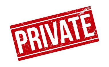 Özel Lastik Damga. Kırmızı Özel Lastik Grunge Mühür Vektör İllüstrasyonu - Vektör