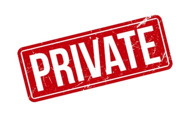 Özel Lastik Damga. Kırmızı Özel Lastik Grunge Mühür Vektör İllüstrasyonu - Vektör