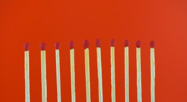 matchsticks yığını üst üste yerleştir