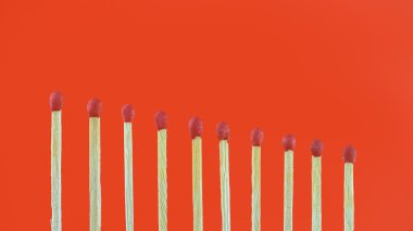matchsticks yığını üst üste yerleştir