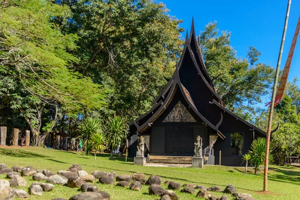 Chiang rai, Thailand - 23 November 2016: Baandam (svart hus) — Stockfoto