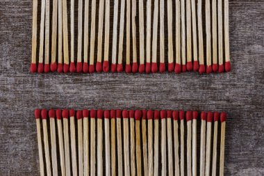matchsticks yığını üst üste yerleştir