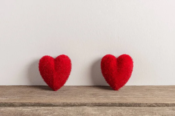 Valentines Day background with hearts. — Stock Photo, Image