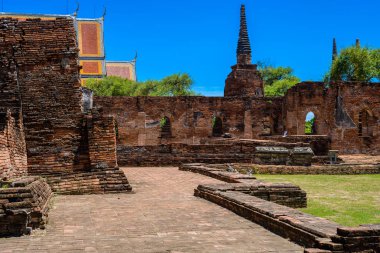 Wat Phrasisanpetch (Phra Si Sanphet) Antik Pagoda. Ayutthay