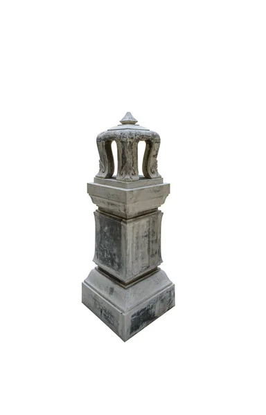 Thai pillar isolated on white background — Stock Photo, Image
